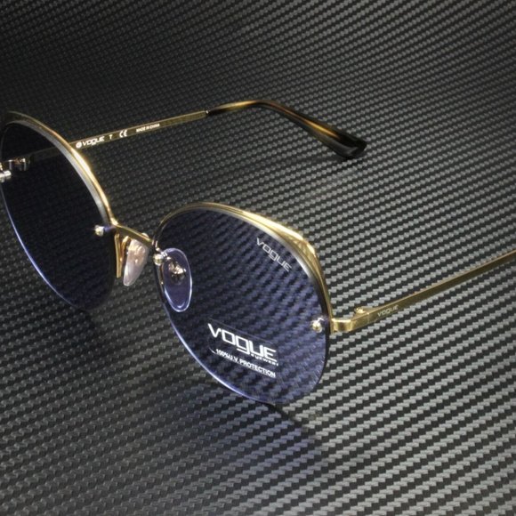 Vogue Women's Gold and Dark Violet Sunglasses! - Picture 1 of 4